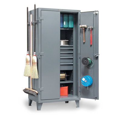 broom storage cabinet